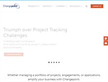 Tablet Screenshot of changepoint.com